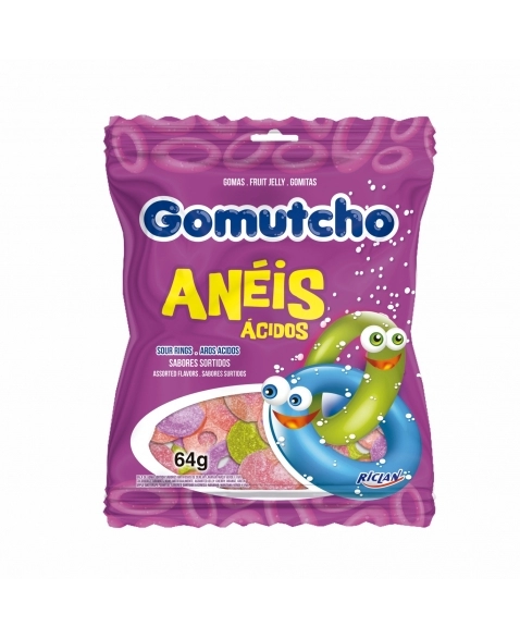 BALA GOMUTCHO ANEIS ACIDA 64G