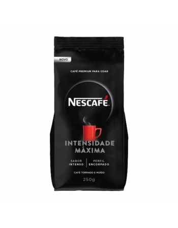 CAFÉ TORRADO E MOIDO NESCAFE INTENSIDADE MAXIMA SACHE 250G