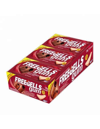 CHICLE FREEGELLS PLAY GUM CANELA 15UN