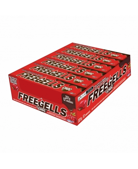 DROPS FREEGELLS PLAY CEREJA RECH. CHOC 12UN