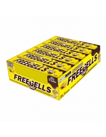 DROPS FREEGELLS PLAY MARACUJA RECH. CHOC 12UN