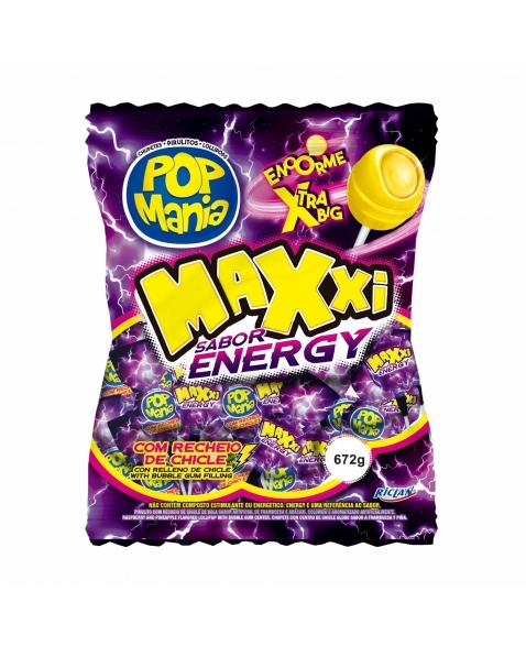 PIRULITO POP MANIA MAXXI ENERGY 672G