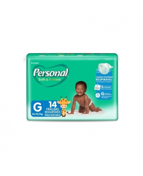 FRALDA PERSONAL SOFT&PROTECT (G) C/14UN