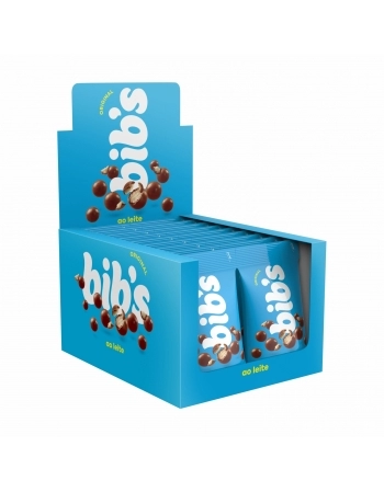 CONFEITO BIBS CHOC AO LEITE 18X40G