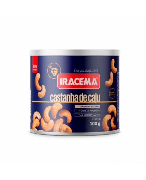 CASTANHA DE CAJU IRACEMA LATA 100G