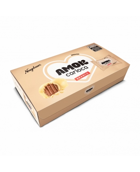 BOMBOM AMOR CARIOCA BRANCO 200G (10X20G)