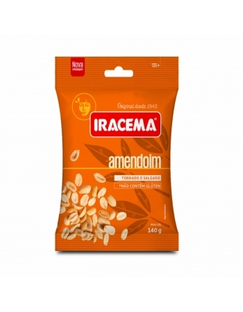 AMENDOIM TORRADO SALGADO IRACEMA SACHE 140G