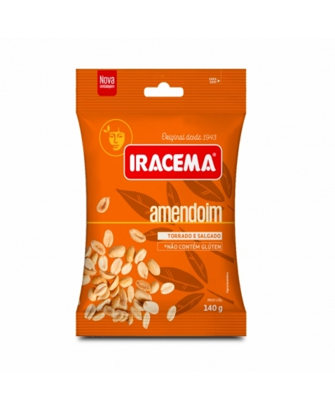 AMENDOIM TORRADO SALGADO IRACEMA SACHE 140G