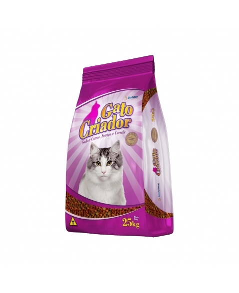 RAÇÃO GATO CRIADOR CARNE 25 KG