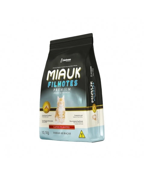 RAÇÃO MIAUK PREMIUM FILHOTES 10,1 KG