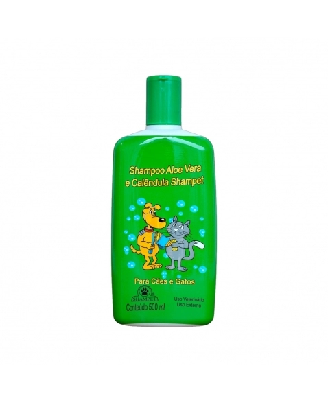 SHAMPOO SHAMPET ALOE VERA E CALÊNDULA 500ML