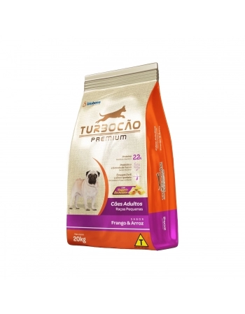 RAÇÃO TURBOCAO PREMIUM RAÇAS PEQUENAS 20 KG